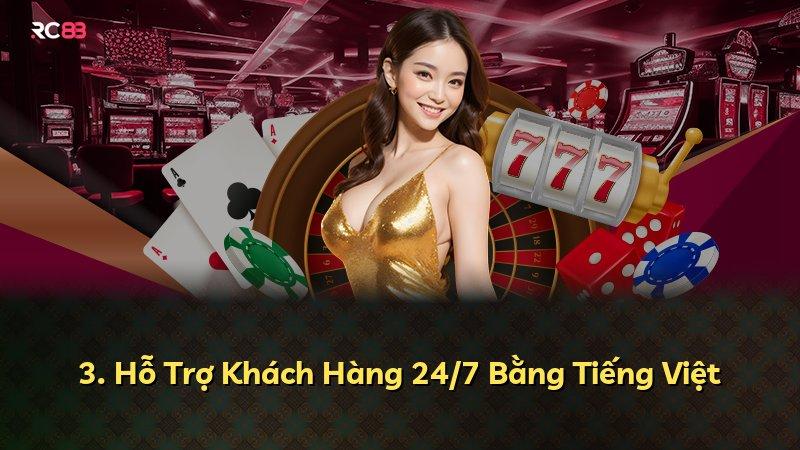 3. Hỗ Trợ Khách Hàng 24/7 Bằng Tiếng Việt